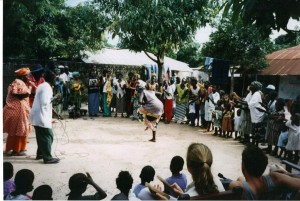 Dancing in the compound