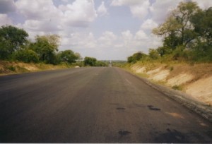 Road to central Tanzania